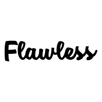 Flawless Decal (Black)